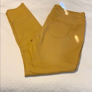 Maurice’s mustard jeggings